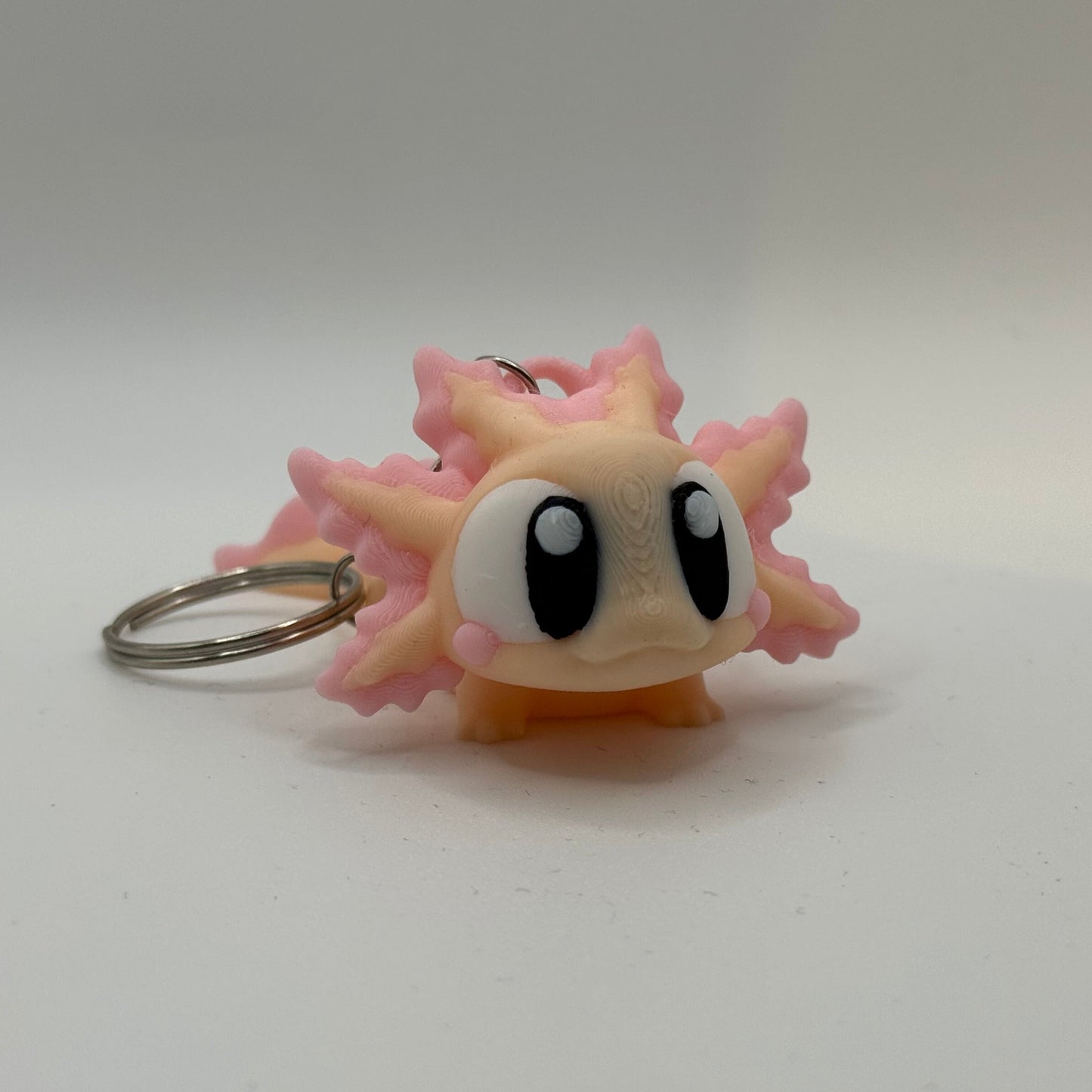 3D-geprinte Axolotl Sleutelhanger