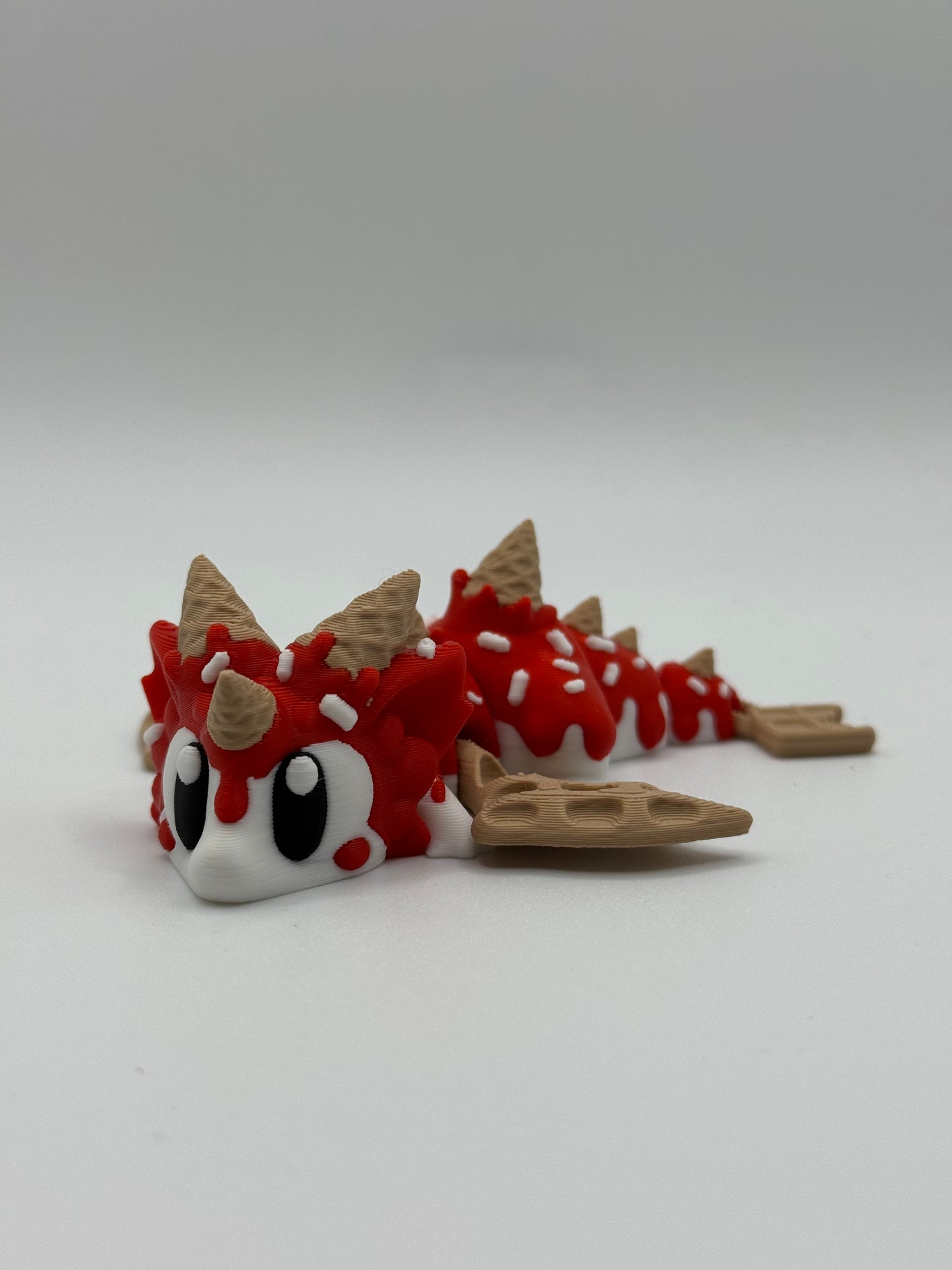 3D-geprinte IJshoorntjes Draak – Zoet van vorm, ijzig van aard