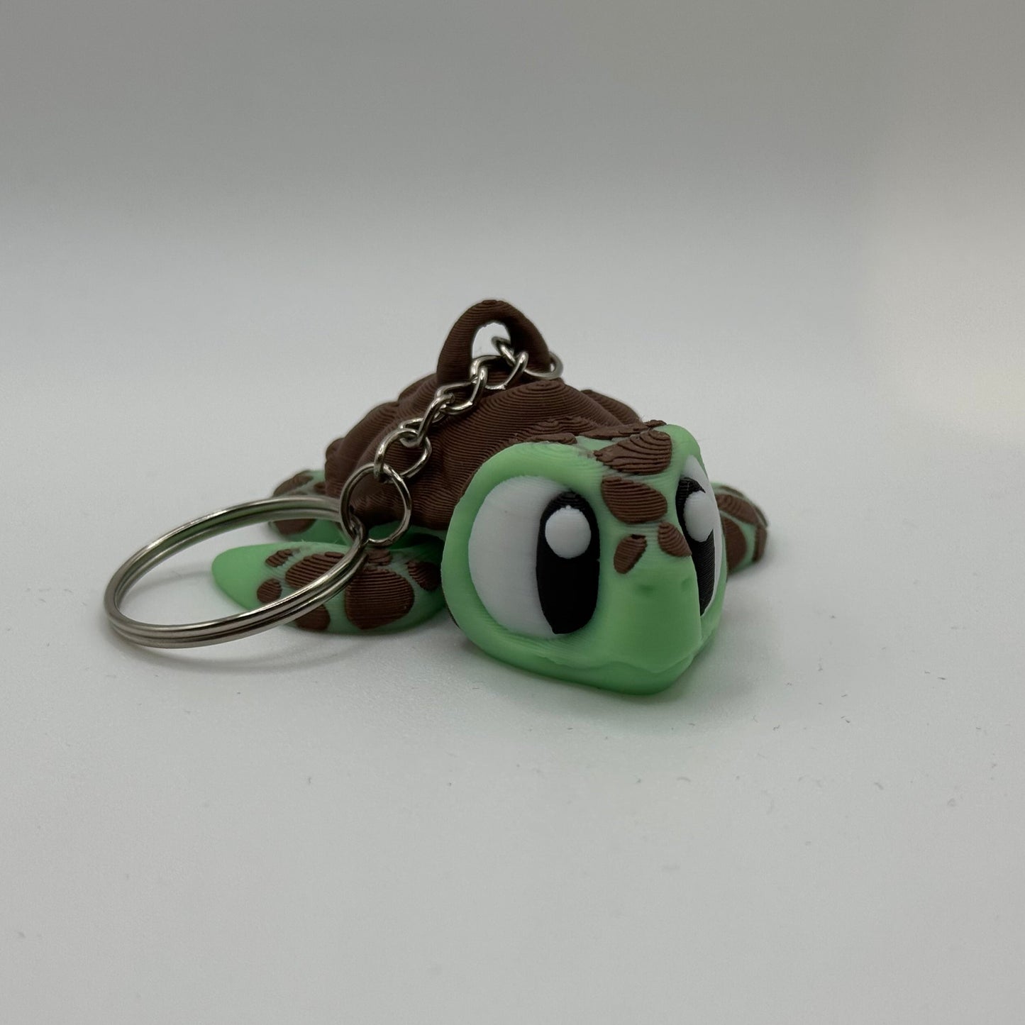 3D-geprinte Waterschildpad Sleutelhanger