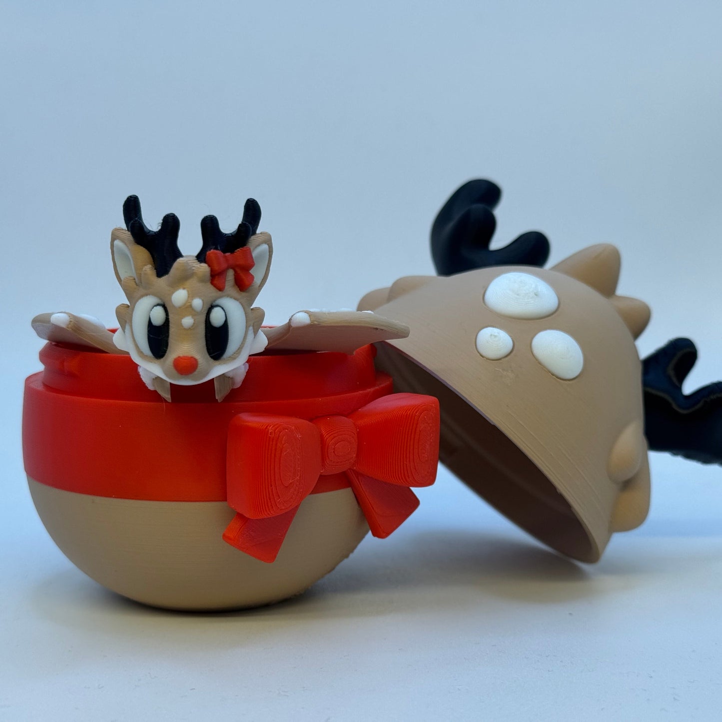 3D-geprint Rendierdraken mystery Ei